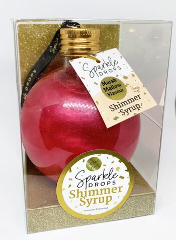 XMAS Sparkle Drops Shimmer Sirop 250ml BAUBLE ! 25 portions 5