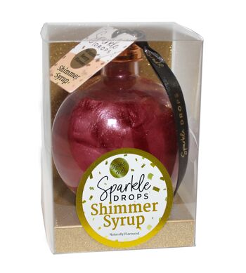 XMAS Sparkle Drops Shimmer Sirop 250ml BAUBLE ! 25 portions 9