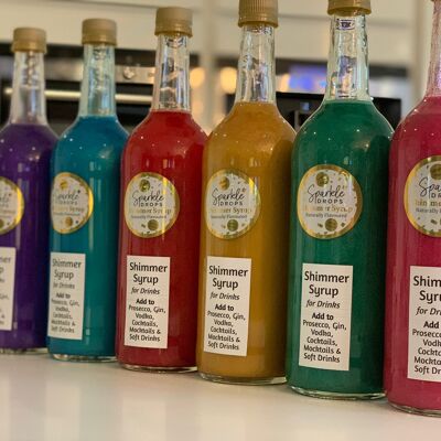 700ml Shimmer Sirop Cocktail Verseur-70 Portions