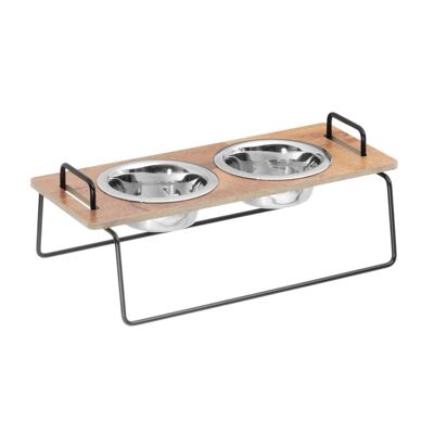 Wuff`s Feeder Small - Brown (Reused)/black Frame__