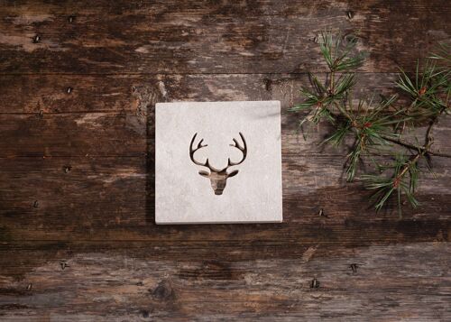 DEER -ceramic cooler and trivet__