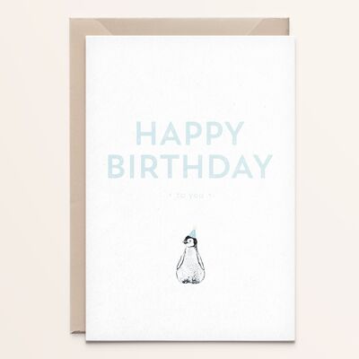 Penguin Happy Birthday