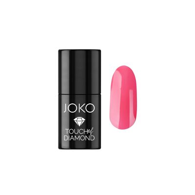 Power Pink Touch of Diamond JOKO Gel-like Nail Polish, No UV lamp, No base, No coat 11 ML - 21 TOD