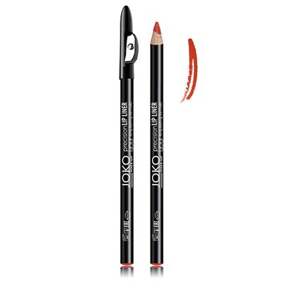 Long Lasting Lip liner pencil JOKO Make-Up with sharpener - 47 Coral