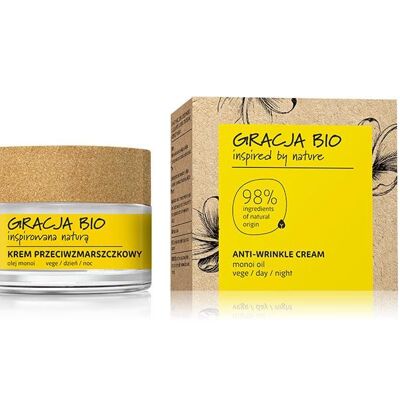 Gracja BIO Anti - Wrinkle Vege Face Cream Monoi Oil Day/Night 50ml