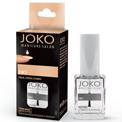 Rapid Reaction Nail Conditioners JOKO Make-Up - 3 in 1 007