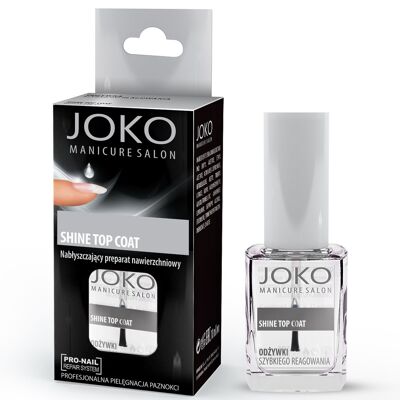 Rapid Reaction Nail Conditioners JOKO Make-Up - Shine Top Coat 009