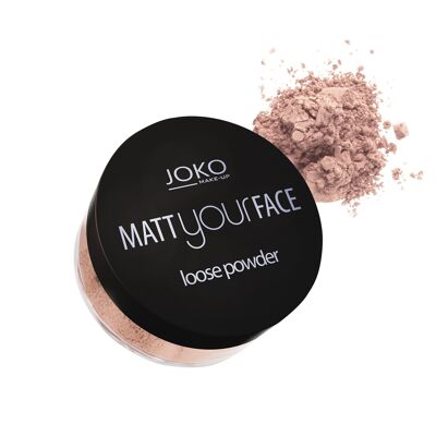 MATT your FACE JOKO Make-UP LOOSE POWDERS - 23 Dark Beige
