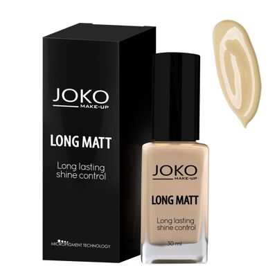 Long Matt JOKO Make-Up Foundation - 115 LIGHT BEIGE
