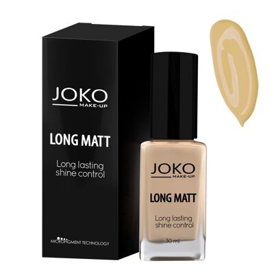 Long Matt JOKO Make-Up Foundation - 117 DARK BEIGE