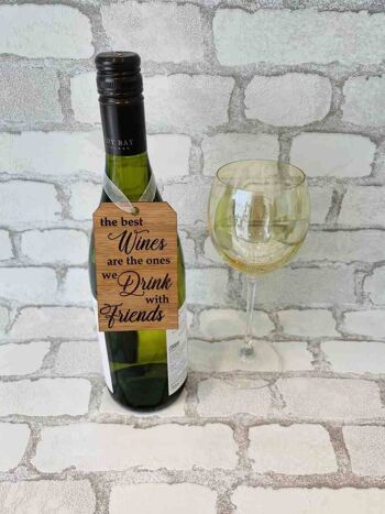 Étiquette de bouteille/Décoration - 'Les meilleurs vins 1