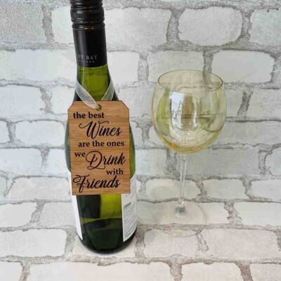Etiqueta de botella / Decoración - 'Los mejores vinos