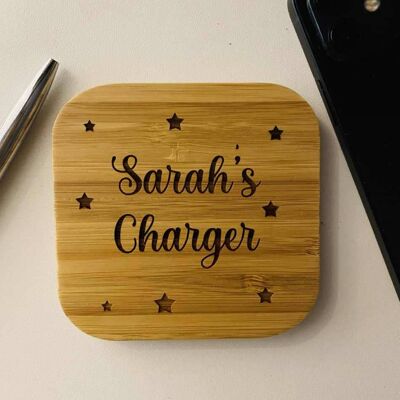 Chargeur sans fil personnalisé - Sarah's Charger