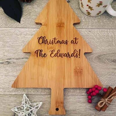 Personalised or Not Personalised Tree Cheeseboard