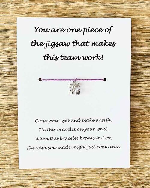 Bracelet - 'You Are One Piece of The Jigsaw'