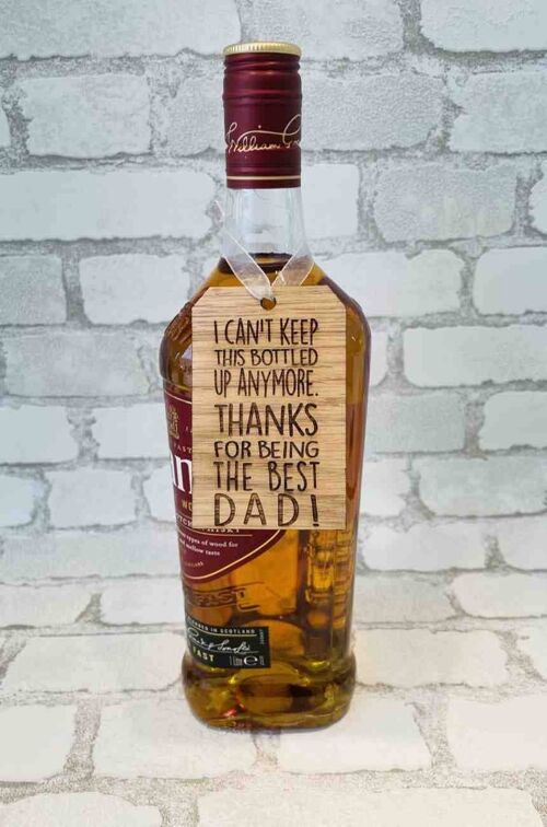 Bottle Tag/Decoration - 'I Can't Keep This Bottled Up
