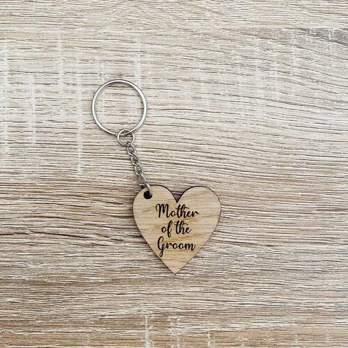 Keyring - 'Mother of the Groom' (Buy 5 For The Price of 4)