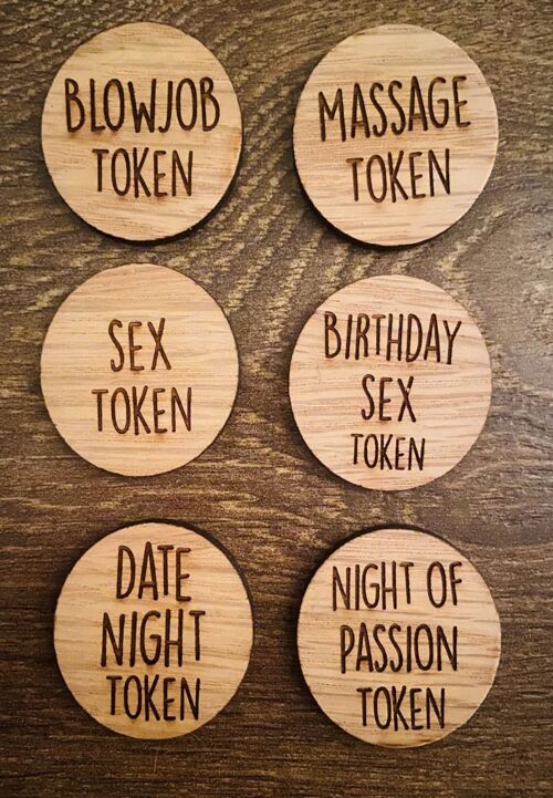 Sex Tokens (This listing is for one of your choice)