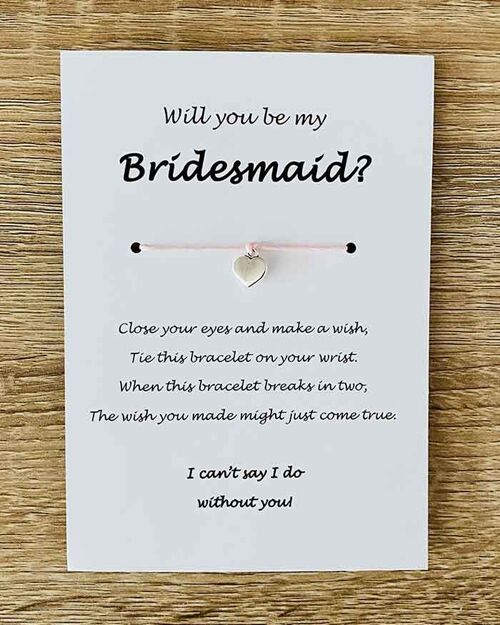Bracelet - 'Will You Be My Bridesmaid?'