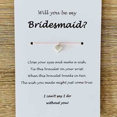 Armband - 'Werden Sie meine Brautjungfer sein?'