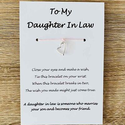 Bracelet - 'To My Daughter In Law'