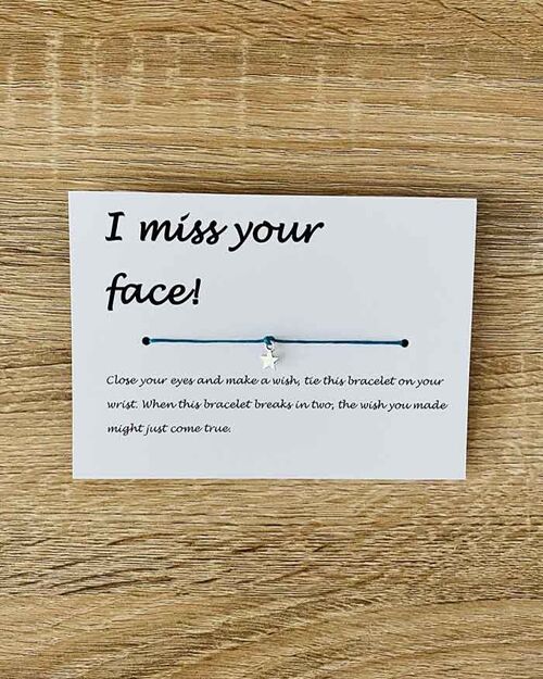 Best Seller - Bracelet - 'I Miss Your Face'