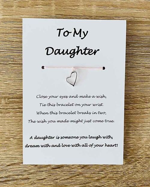 Bracelet - 'To My Daughter'