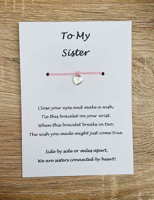 Bracelet - 'To My Sister'