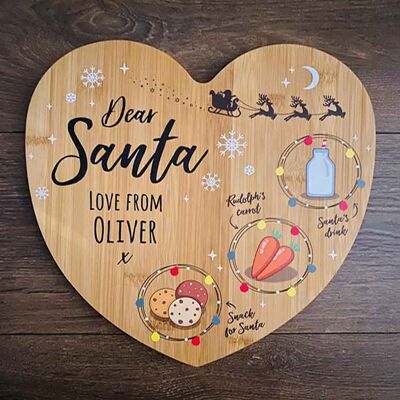 Our Family UV Printed Santa Treat Board