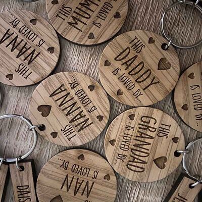 Best Seller - Personalised Family Keyring