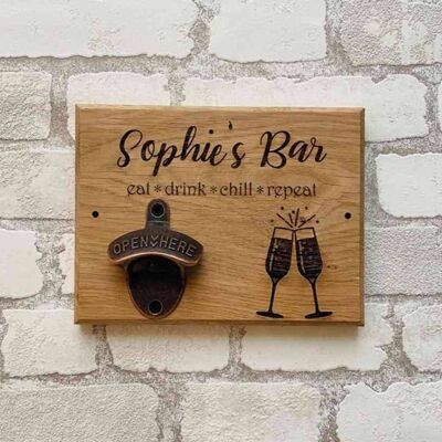 Bottle Opener - Sophie's Bar - Eat*Sleep*Chill*Repeat