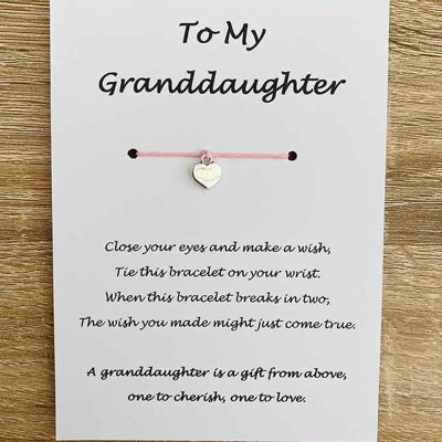 Bracelet - 'To My Granddaughter'