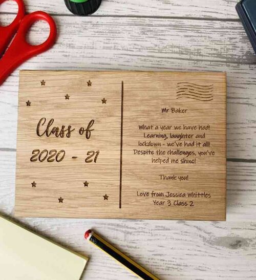 Personalised Postcards - Class of 2020-2021