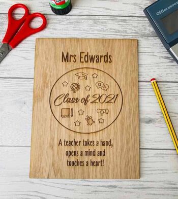 Meilleur vendeur de cadeau d'enseignant - Plaque de classe de 2021