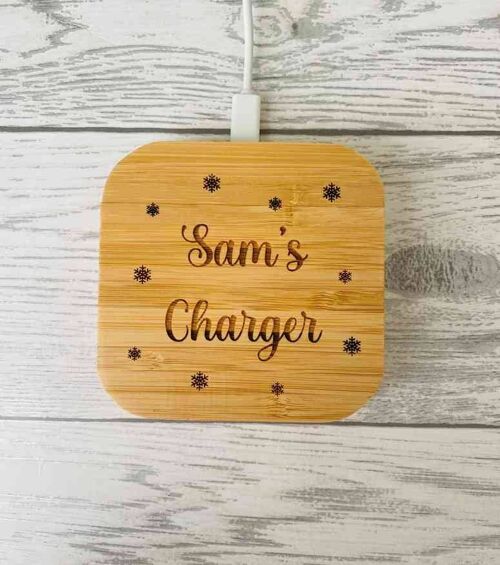 Personalised Wireless Charger - Sam's Charger