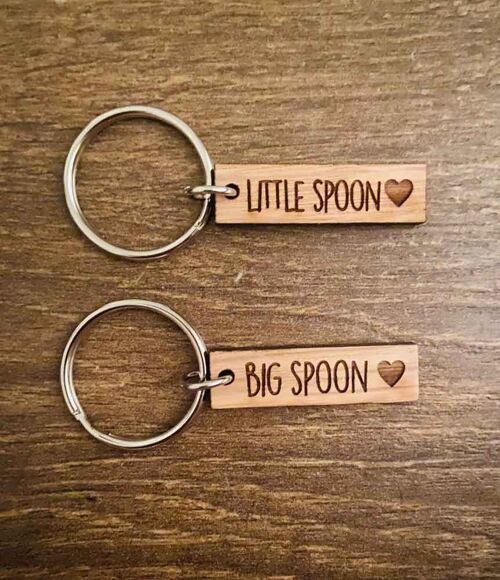 Big Spoon / Little Spoon Keyring Set