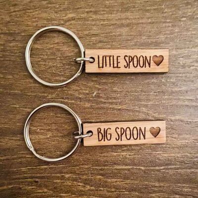 Big Spoon / Little Spoon Keyring Set
