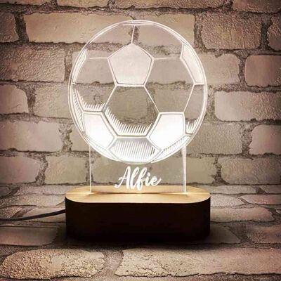 Caja de luz no personalizada o personalizada - Diseño de fútbol
