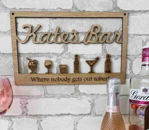 Best Seller - Personalised Kate's Bar Sign