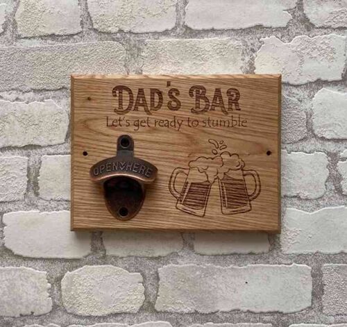 Best Seller - Personalised Wall Mounted Bottle Opener