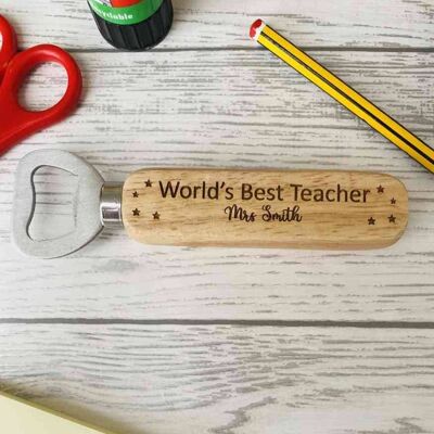 Best Seller  Teacher Bottle Opener - World's Best Teacher