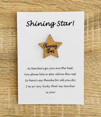 Cadeau - Merci Professeur Shining Star