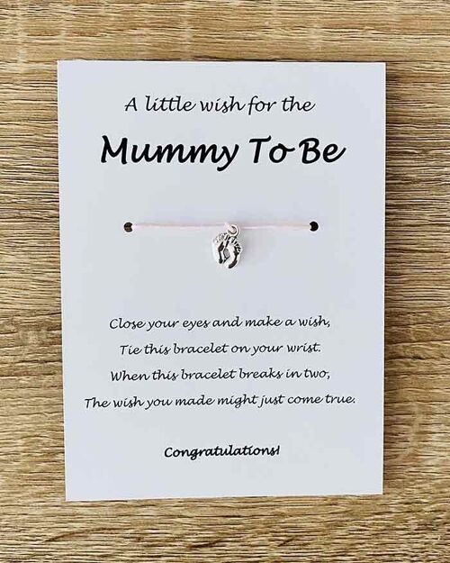 Bracelet - 'Mummy To Be' Pink