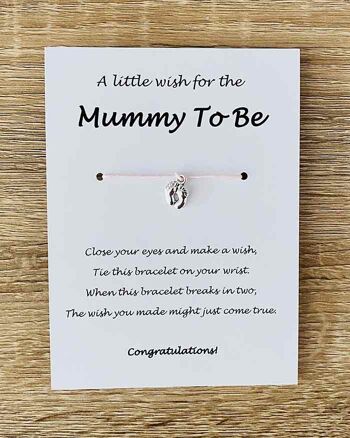 Bracelet - 'Mummy To Be' Rose