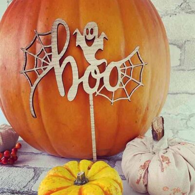 Halloween Spooky Boo Pumpkin Topper