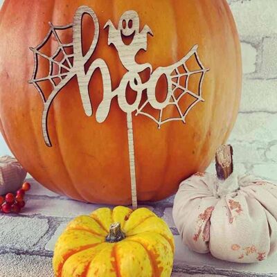 Halloween Spooky Boo Pumpkin Topper