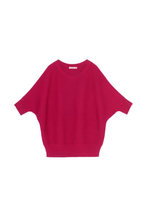 Batwing pullover - beere