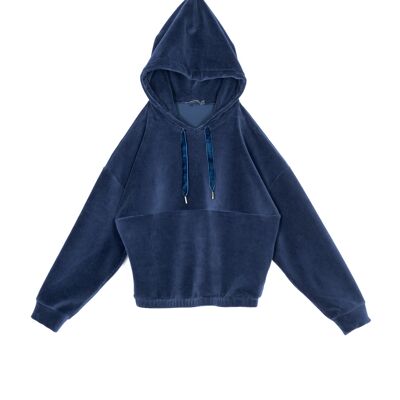 CORD JERSEY HOODIE