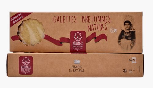 Etui carton 120g - Galettes bretonnes nature