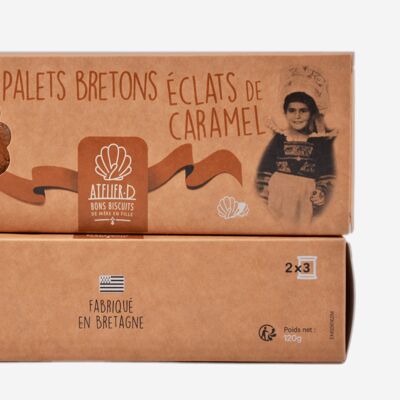 120g cardboard box - Caramel chips